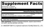 Red Yeast Rice 60 Capsules Supplement Facts
