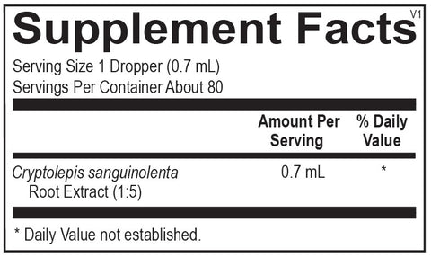 Cryptolepis | Supplement Facts | Legacy Pure Supplements