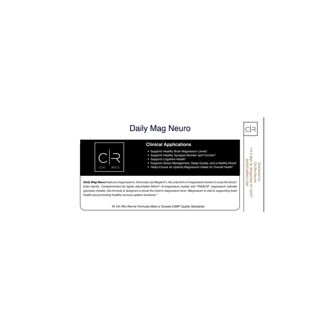 Daily Mag Neuro | Ingredients | Legacy Pure Supplements