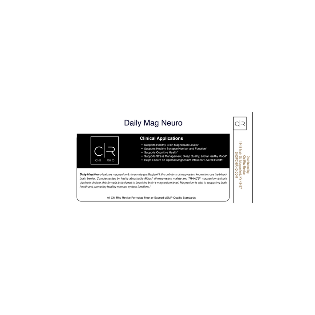 Daily Mag Neuro | Ingredients | Legacy Pure Supplements