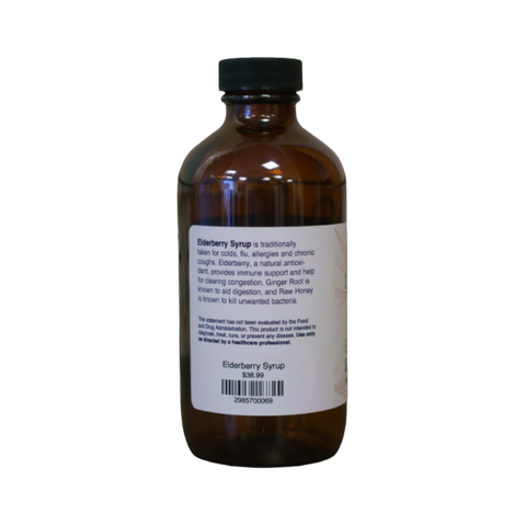 Elderberry Syrup | Supplement Facts 2 | Legacy Pure Supplements