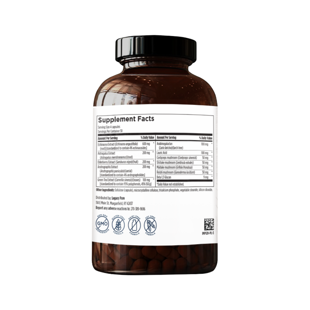 Immunofuel Ultra | Supplement Facts | Legacy Pure Supplements