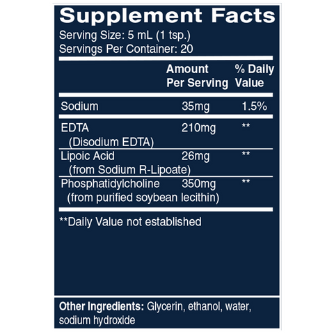 Liposomal EDTA