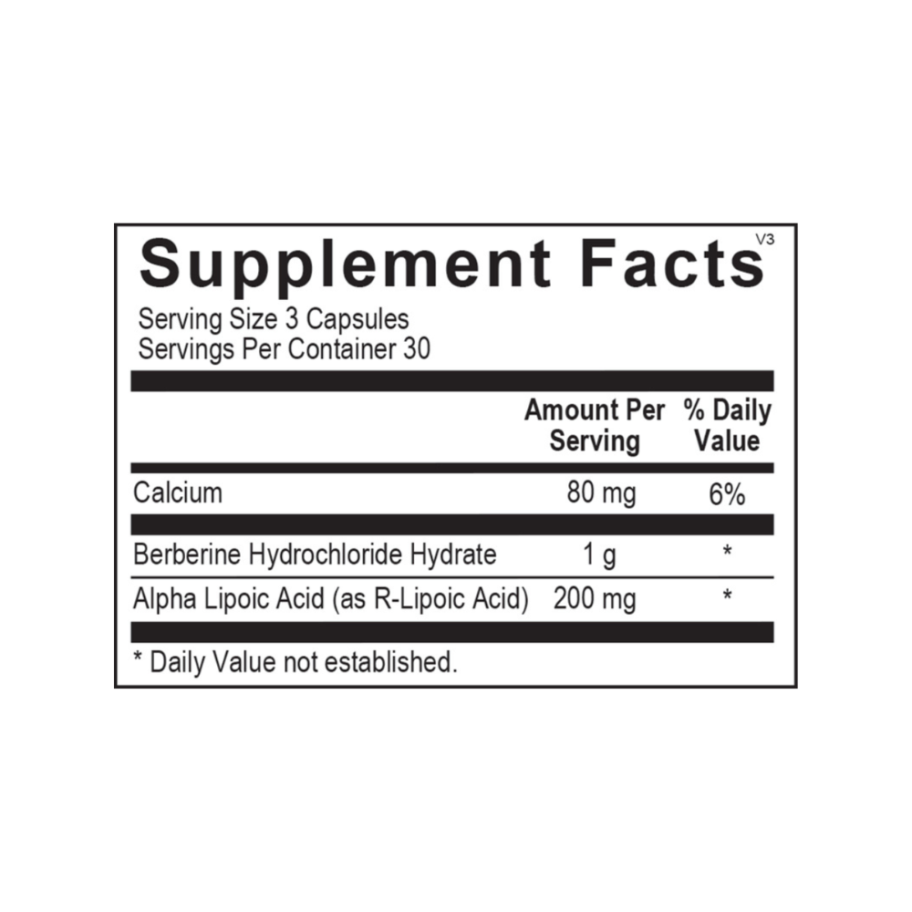 Opti Metabolic | Supplement Facts | Legacy Pure Supplement