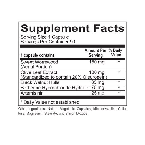 Para Pro | Supplement Facts | Legacy Pure Supplements