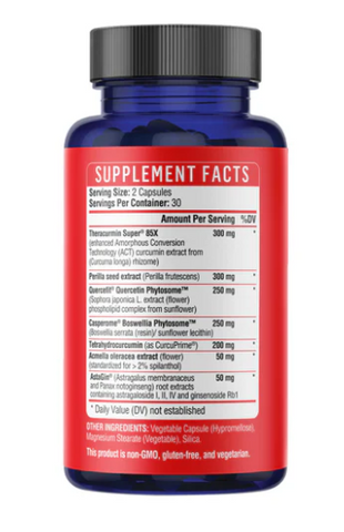 RESOLVE+ Dietary Supplement Label