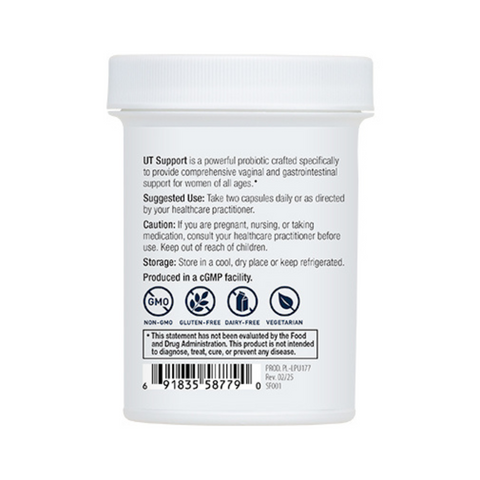 UT Support | Supplement Facts 2 | Legacy Pure Supplements